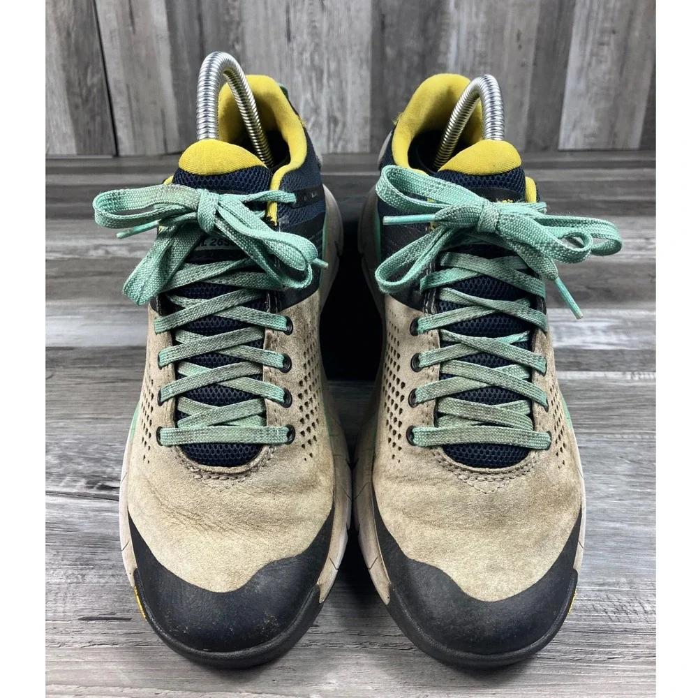 Danner Trail 2650 Women 8 Hiking Shoes Gray Blue Yellow 61283 Vibram